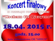 Koncert Laureatów III Przeglądu Polskiej Piosenki – „Kocham Cię Ojczyzno”